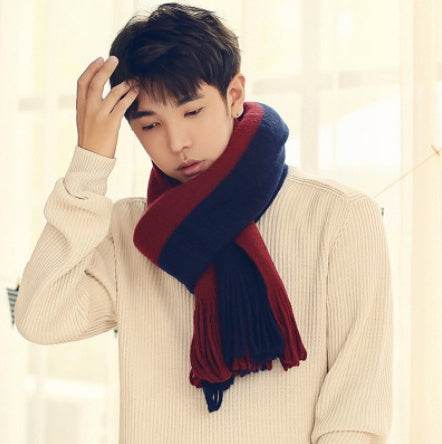 Men Scarves Can Match Colors Fashion - Mubimart