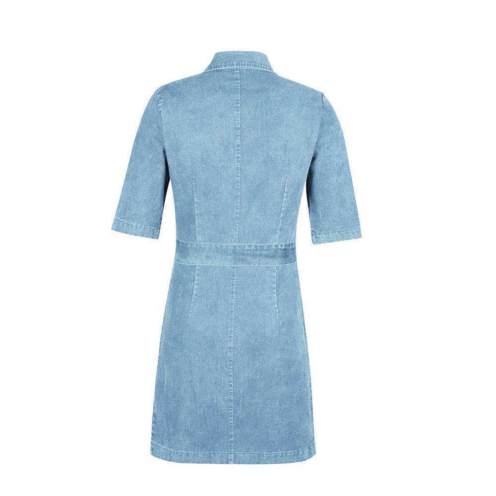 Workwear denim skirt - Mubimart