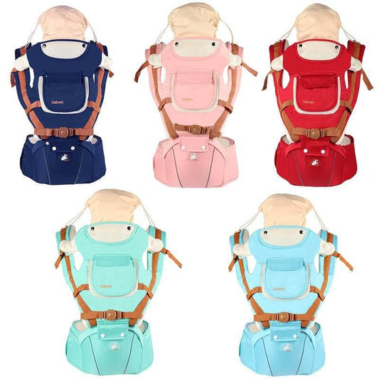 Multifunctional breathable baby carrier ergonomic baby slingshot adjustable belt newborn baby travel strap mother waist back stool - Mubimart