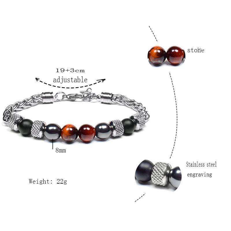 Stainless Steel Bracelet For Men - Mubimart