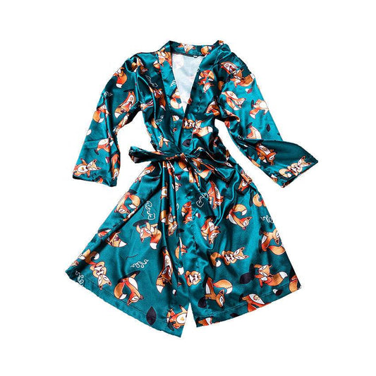 Pure silk nightgown skirt - Mubimart