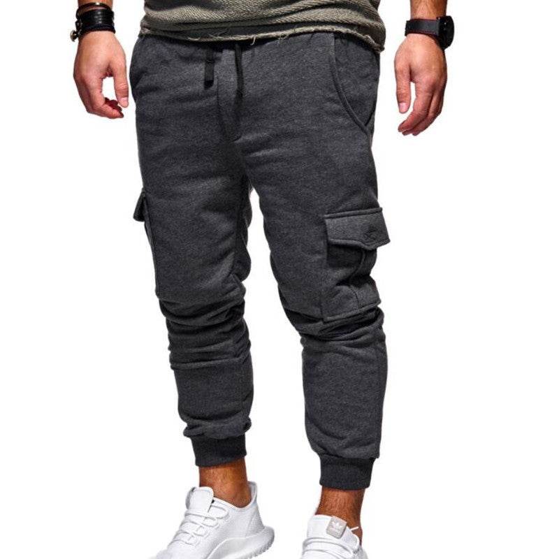 men sport jogger pants men sweatpants - Mubimart