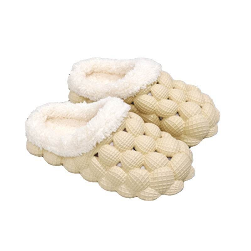 New Winter Anti-skid Cotton Slipper Indoor For Women - Mubimart