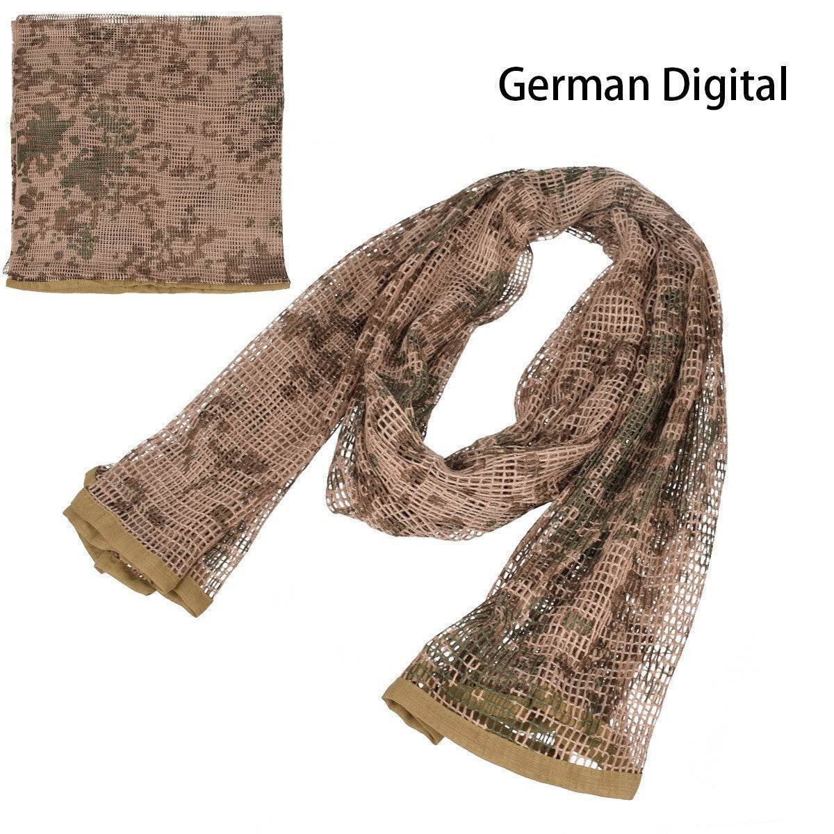 Breathable camouflage outdoor men's and women's scarves - Mubimart