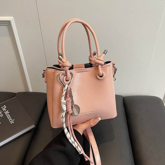 Women's Messenger Bag Fashion Portable One-shoulder Bucket Bag - Mubimart