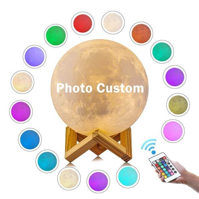 Custom Moon Lamp - Mubimart