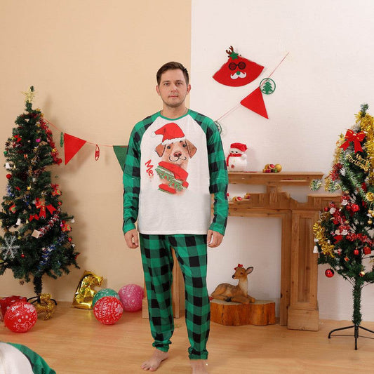 Family Set Christmas Fashion Long Sleeve Pajamas - Mubimart