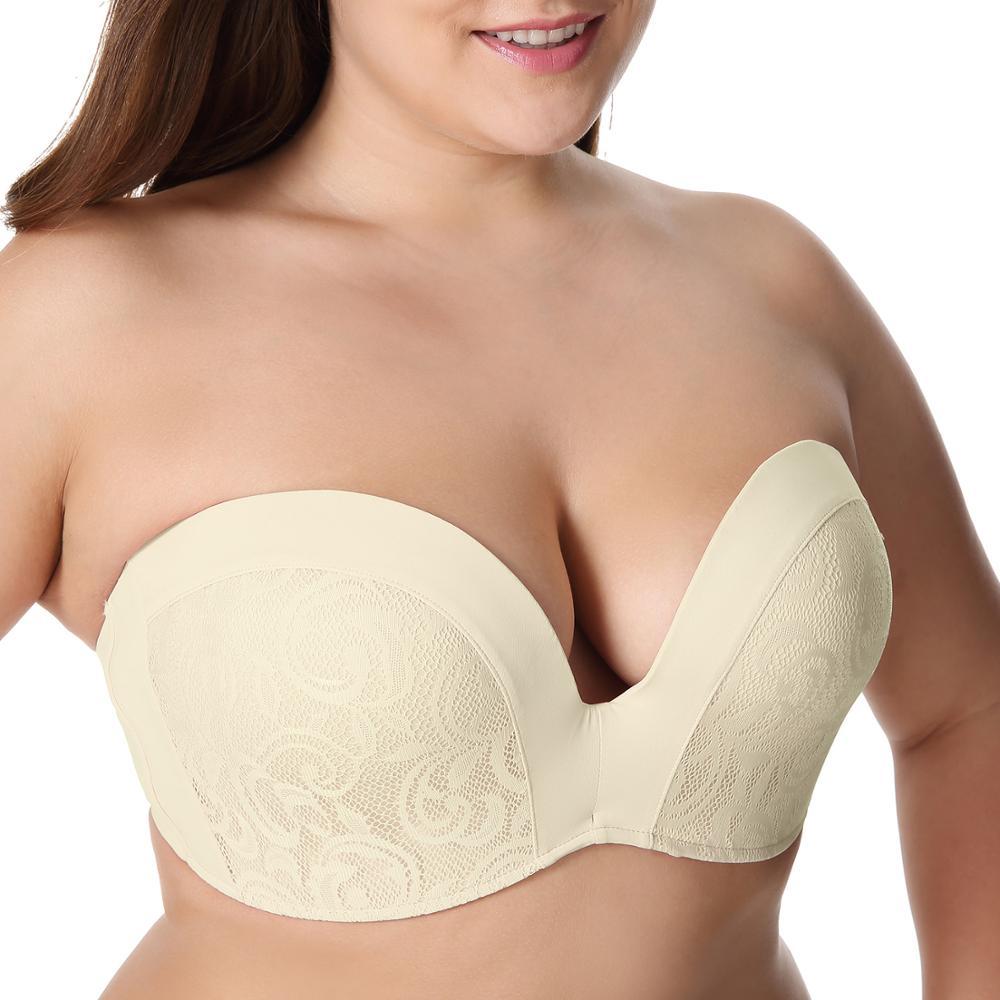 Strapless Non-slip Thin Tube Top Bra Invisible - Mubimart -  