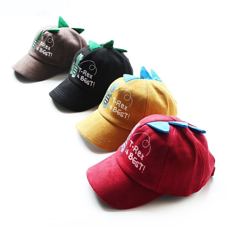 'T-REX IS BEST\' DINOSAUR KIDS HATS - Mubimart -  