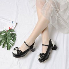 Sweet bow Mary Jane shoes