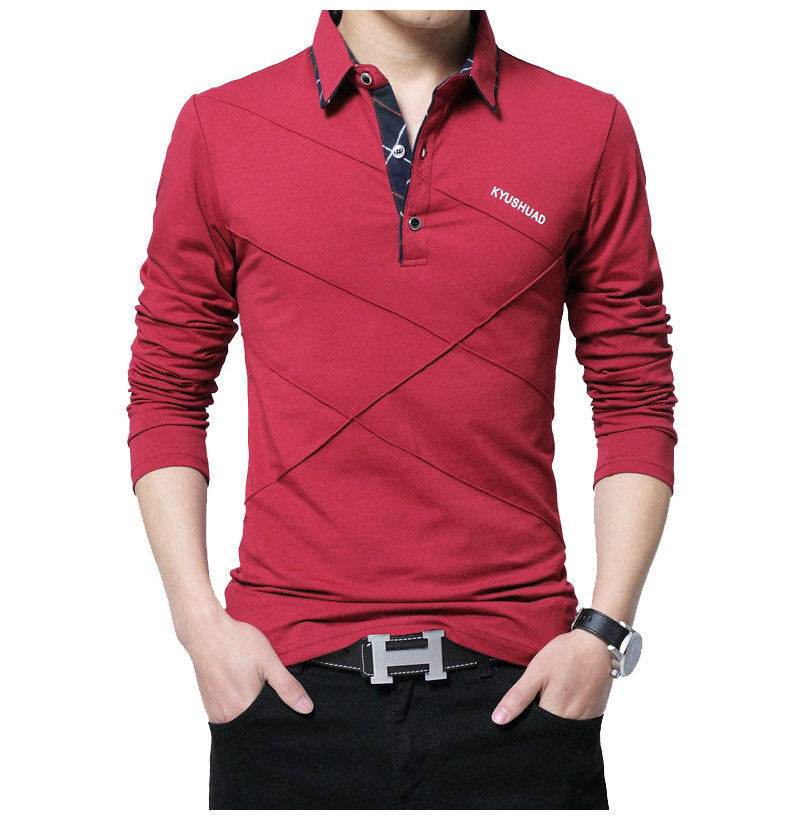 Korean style POLO shirt - Mubimart