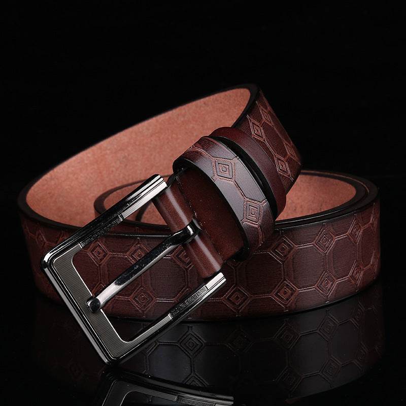 new men's belts, European and American fashion belts, foreign trade explosion belt manufacturers wholesale - Mubimart