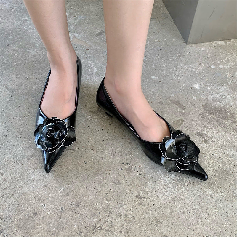 Women's Low Heel Pumps Fashion Shoes