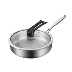 316L Stainless Steel Frying Uncoated Household Pan - Mubimart -  