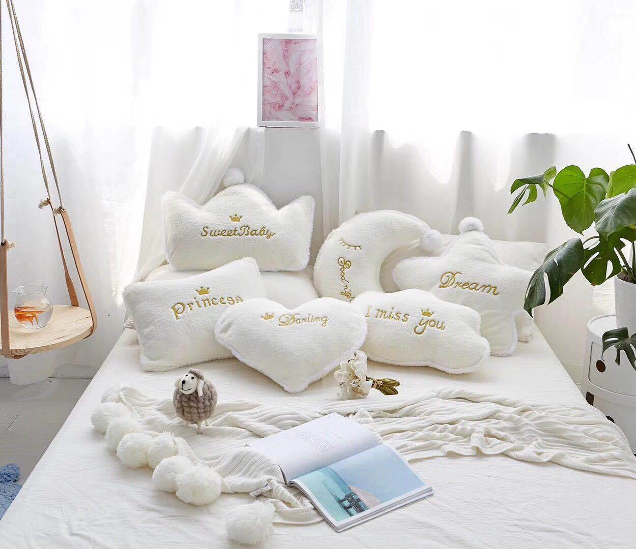 Home crown lumbar pillow cushion - Mubimart