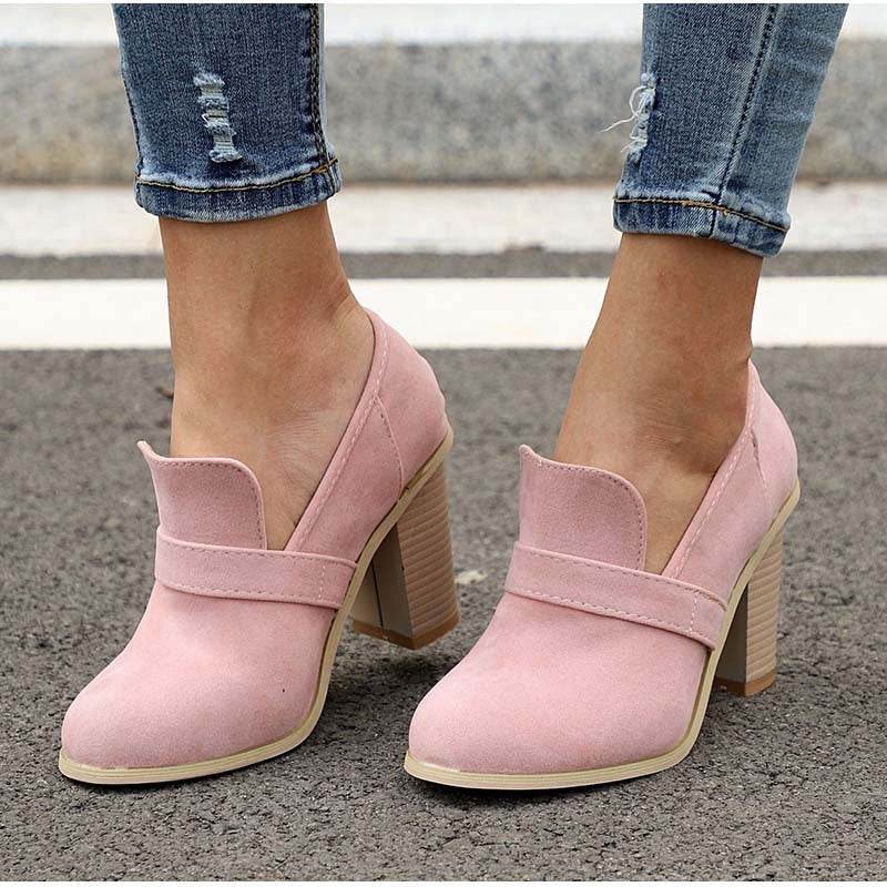 Frosted Chunky Booties - Mubimart