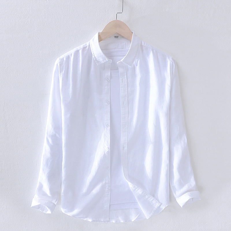 Long sleeve linen shirt