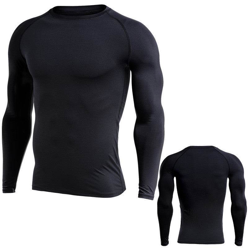 Long-sleeved workout clothes quick-drying T-shirt - Mubimart