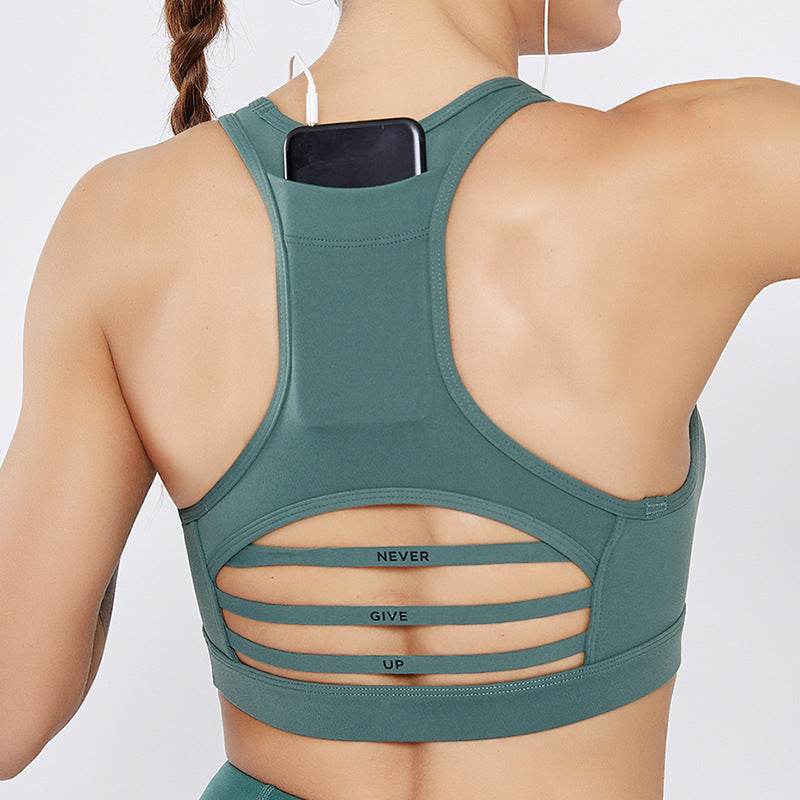 Back pocket sports bra - Mubimart