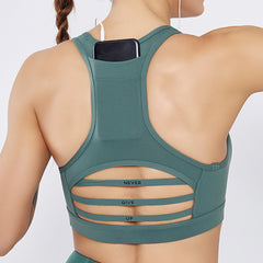 Back pocket sports bra - Mubimart - Sports bra 