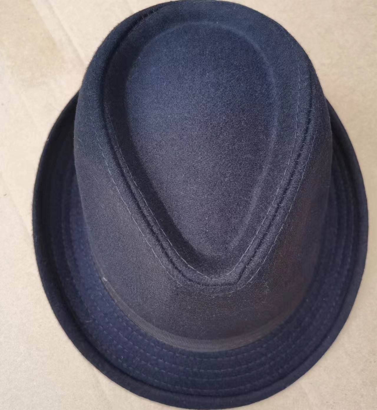 Fedora Hat Jazz Style Bowler Hat for men 58cm - Mubimart