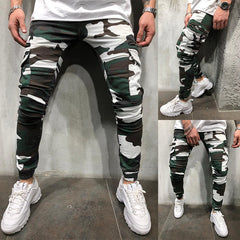 Men's Zipper Camouflage Cargo Pants