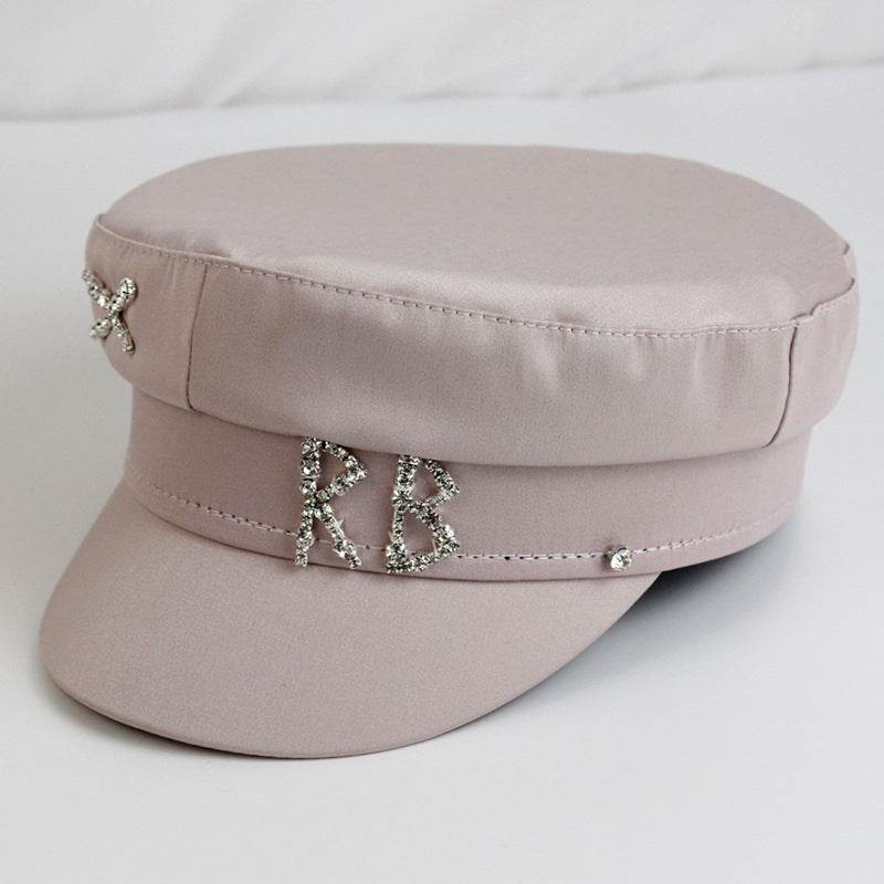 Navy Hat Fashion Outdoor Newspaper Boy Hat Cap - Mubimart