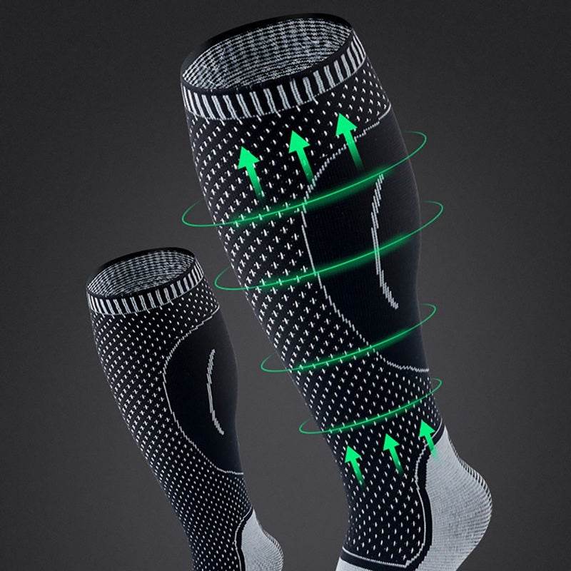 Calf knitted breathable compression socks - Mubimart