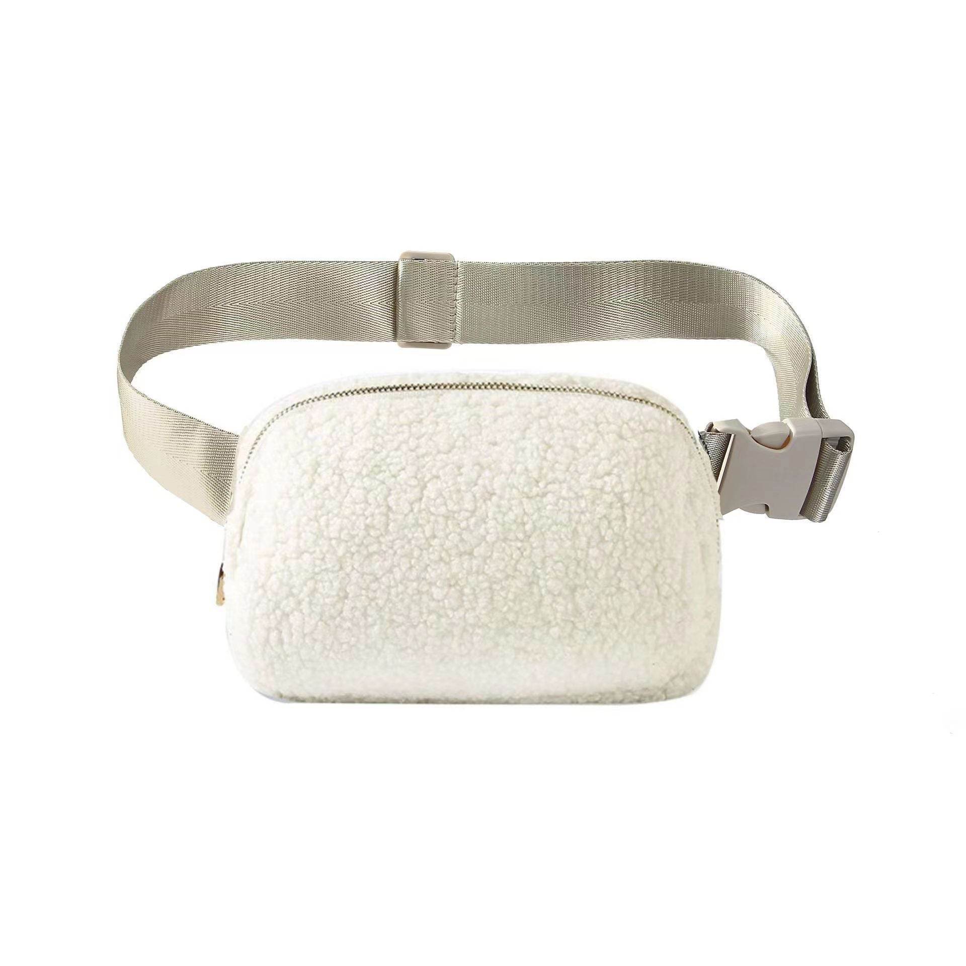 Plus Velvet Fanny Pack Sports Chest Crossbody Bag Outdoor Men's And Women's - Mubimart