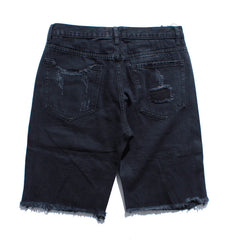 Gescheurde denim shorts