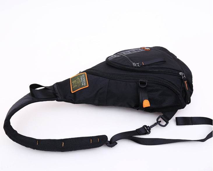 Men Oxford Sling Knapsack Shoulder Messenger Chest Bag Laptop Kettle Travel Assault Single Back Pack Cross Body Trekking Bags - Mubimart
