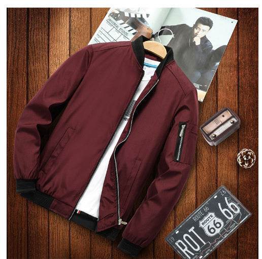MIST Casual Bomber Jacket - Mubimart