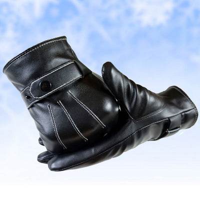 Leather touch gloves - Mubimart