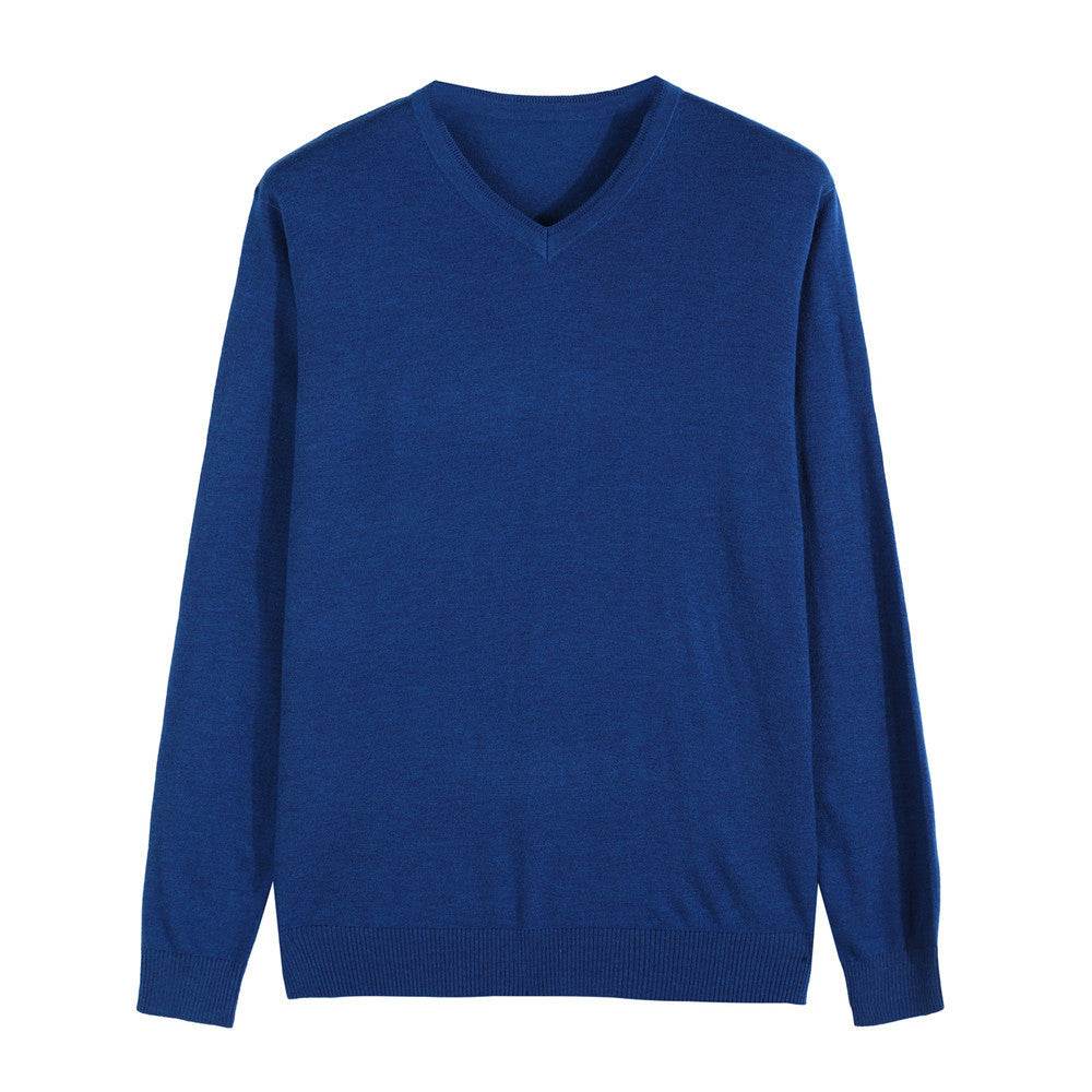 Cashmere sweater knit sweater men's casual sweater - Mubimart