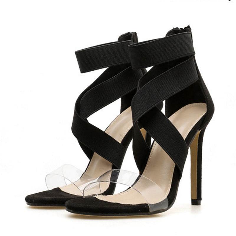 Snakeskin high heels - Mubimart