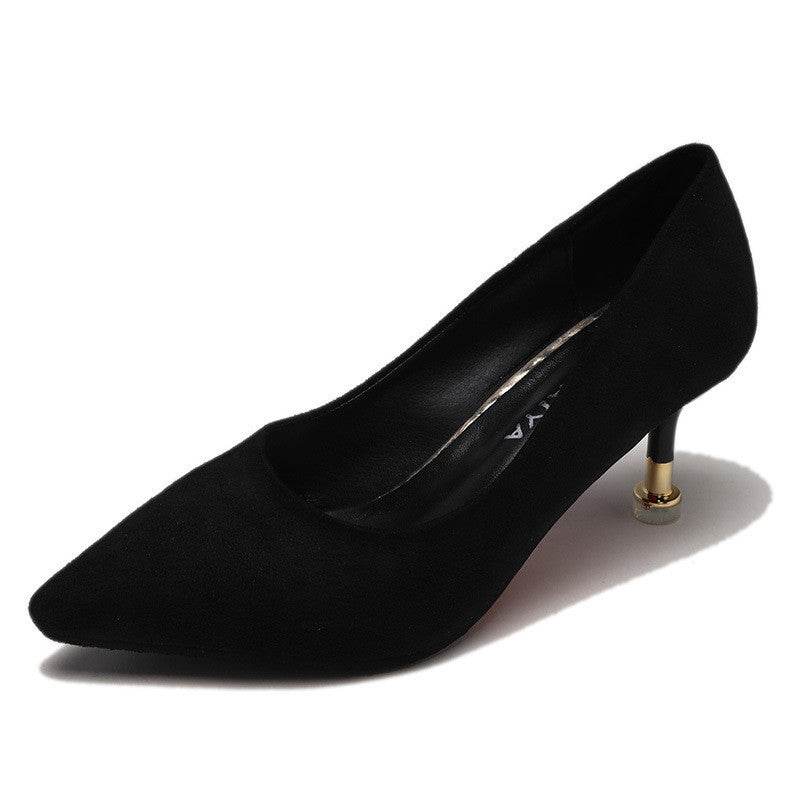 Pointed Leopard High Heels - Mubimart