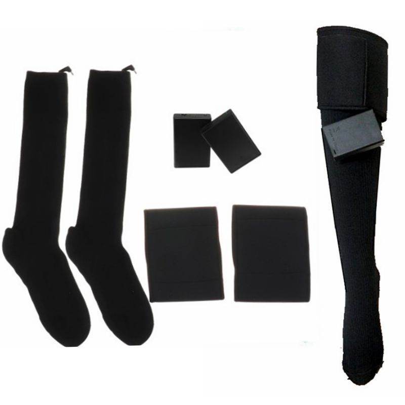 Electric heating socks heating socks electric heating socks heating foot warmer charging foot warming socks - Mubimart