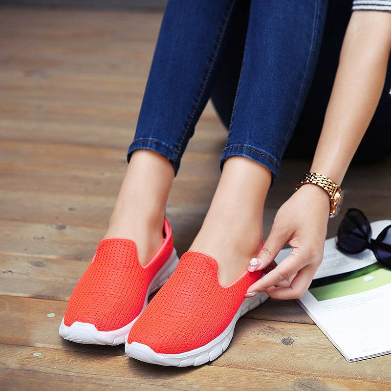 Mother Shoes Plus Size Nurse Shoes Lazy Shoes Walking Shoes - Mubimart