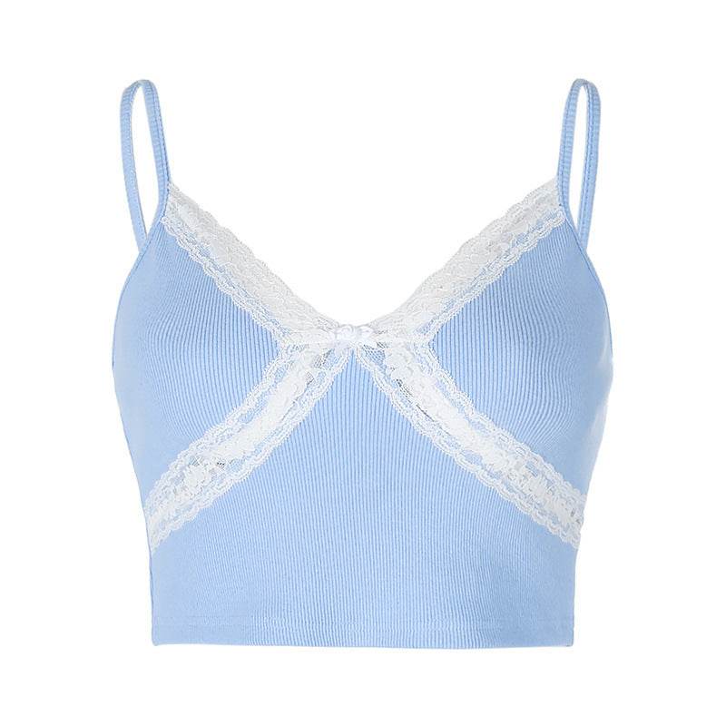 Stitching camisole - Mubimart