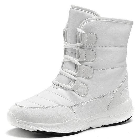 Boots Winter Plush Snow Boot Waterproof - Mubimart