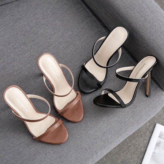 Stiletto sandals women high heels - Mubimart