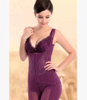 Flat angle jumpsuit adjustable corset ladies postpartum corset underwear abdomen corset - Mubimart
