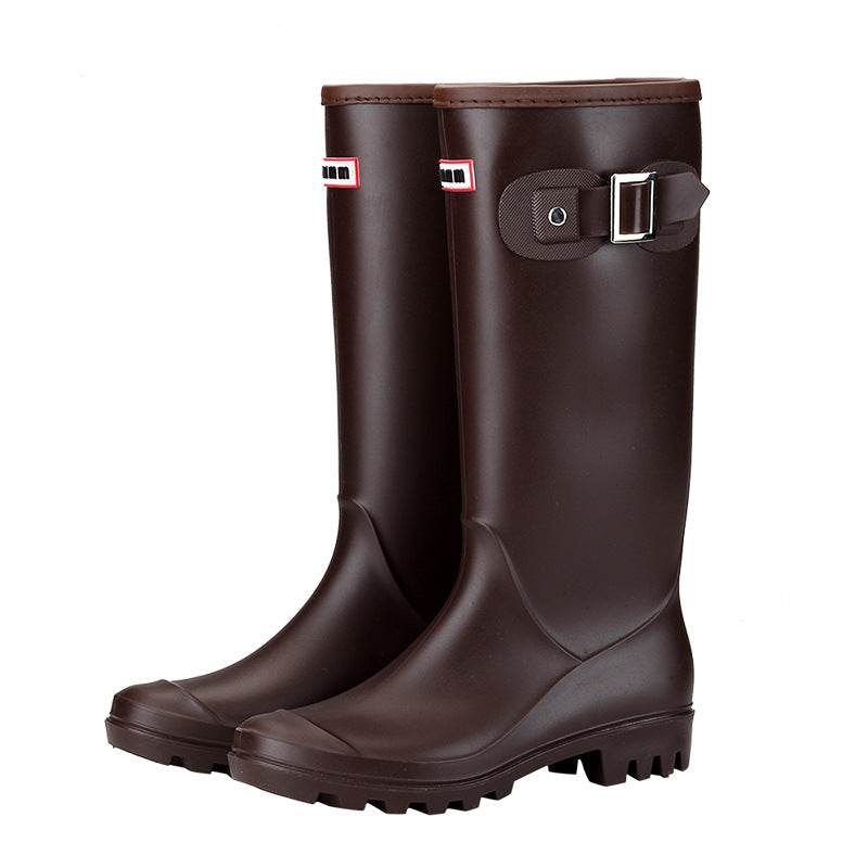 High rain boots buckle - Mubimart