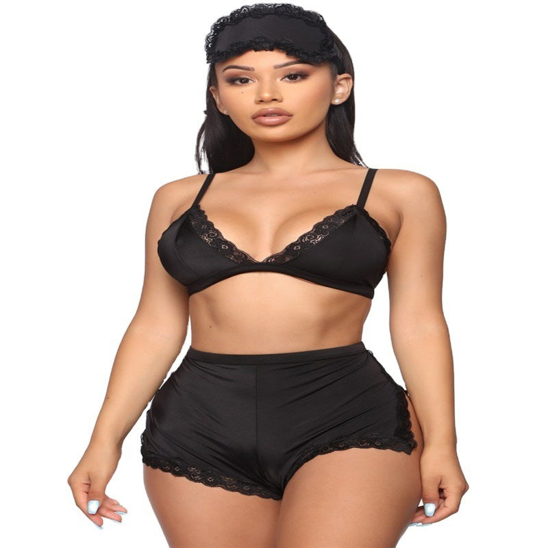 Women Sexy Sleepwear Lingerie Lace Bra - Mubimart -  