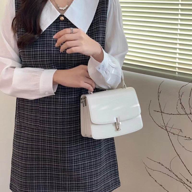 Crossbody Genuine Leather Saddle Bag Women - Mubimart