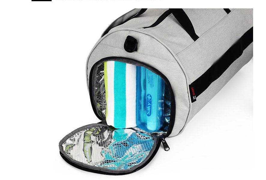 Gym Bag With Shoe Compartment - Mubimart