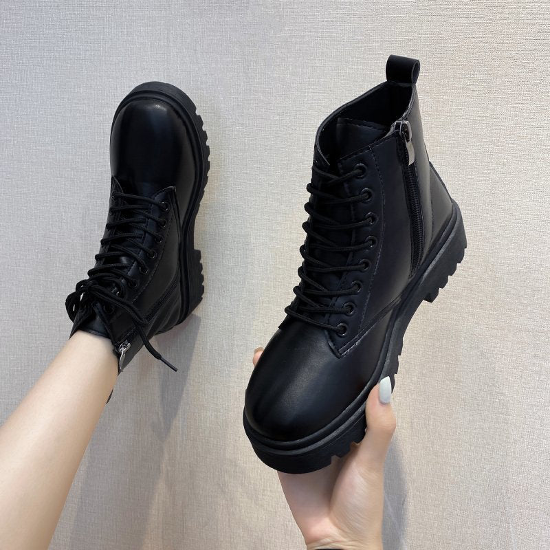 New Black Handsome Boots Women