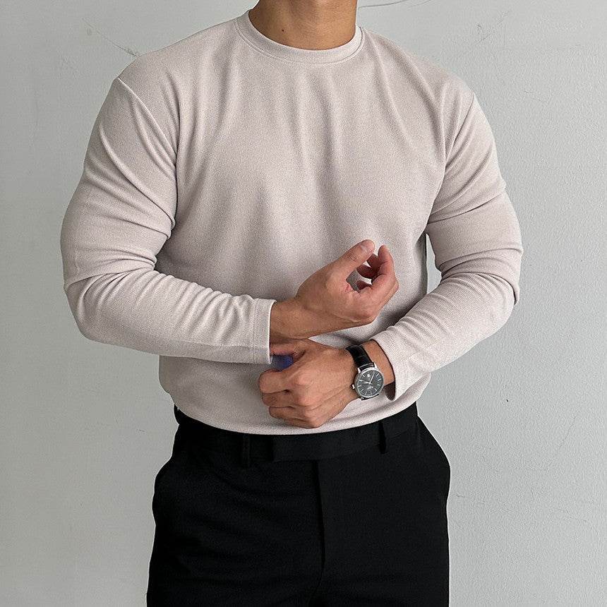 Autumn And Winter Dralon Thickened Men's Undershirt - Mubimart