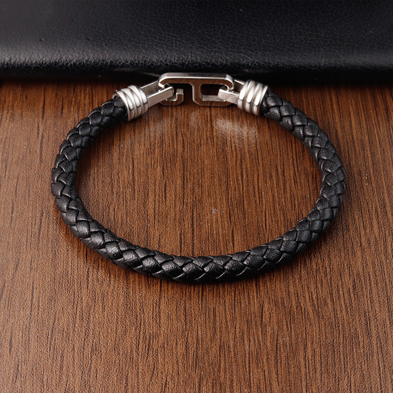 Fashion Personality Leather Bracelet Men