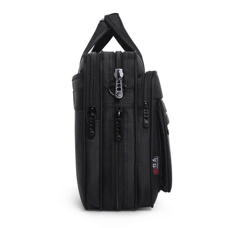 Men's Waterproof Oxford Large Capacity Briefcase - Mubimart